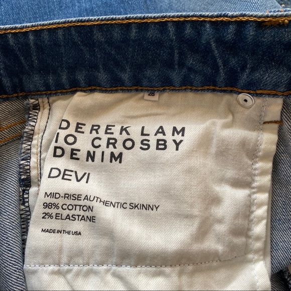 Derek Lam 10 Crosby Devi Patch Jeans 28 - Picture 4 of 4
